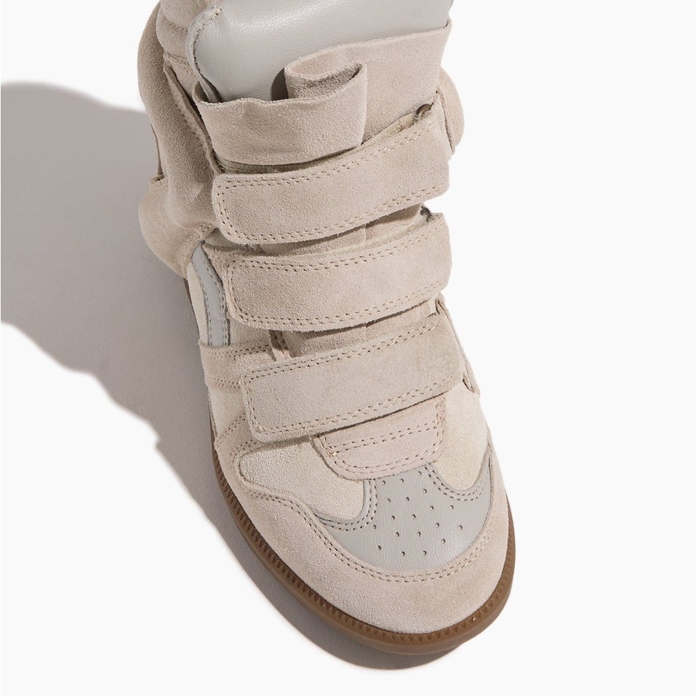 Isabel Marant Bekett Leather Sneaker Wedges - Picture 3 of 16
